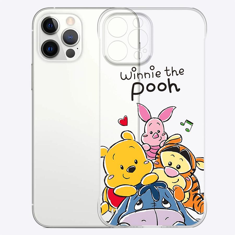 Winnie The Pooh Funny Phone Case for Apple iPhone 15 16 Pro Max 13 14 Plus 12 11 Pro plus Matte