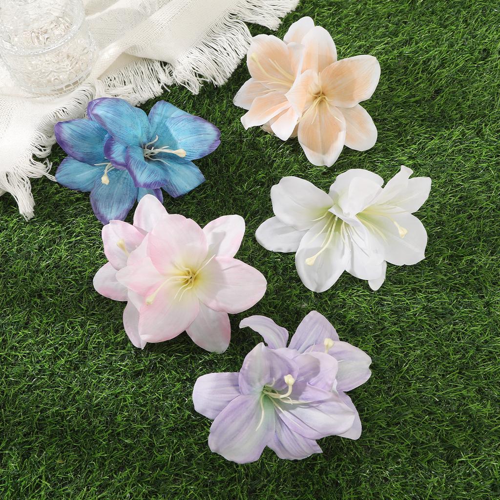 Simulation Flower Hair Clip Seaside Vacation Style Headwear Big Flower Small Hairpin Beautiful Hair Accessories For Women