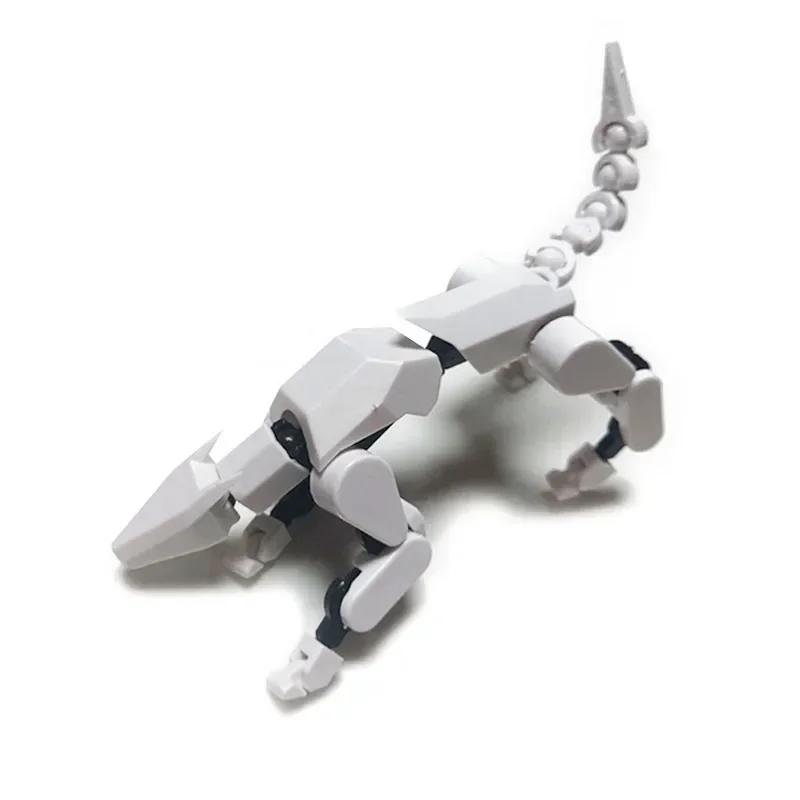 Multi-Jointed Movable Shapeshift Robot 3D Printed Mannequin Character and Dog Figures Toys Parent-children Game For Kids Gifts