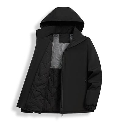Winter Graphen Kleine Baumwollgepolsterte Kleidung Dünne Baumwolle Outdoor-Sport und Freizeit Große Größe Warm Kapuze Winddicht Baumwollkleidung