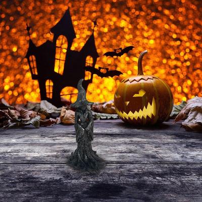 Witch Statue Desktop Ornament Collectible Sculpture