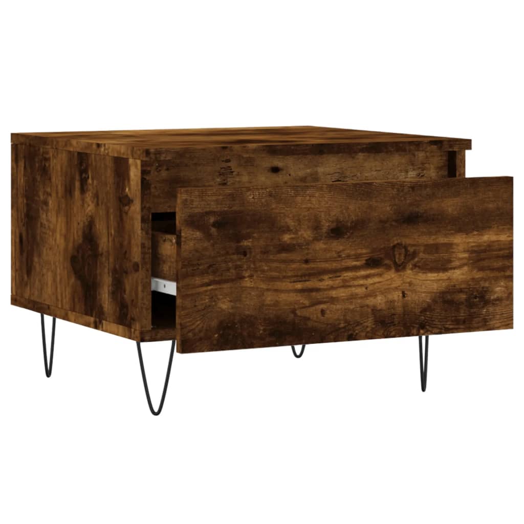 Coffee Tables 2 Pcs Smoked Oak 50 X 46 X 35 Cm Particleboard