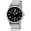 Q Q [Q   Q] Watch Analog Solar Waterproof Nylon Strap Black Dial H062 005 Men S Gray Gray