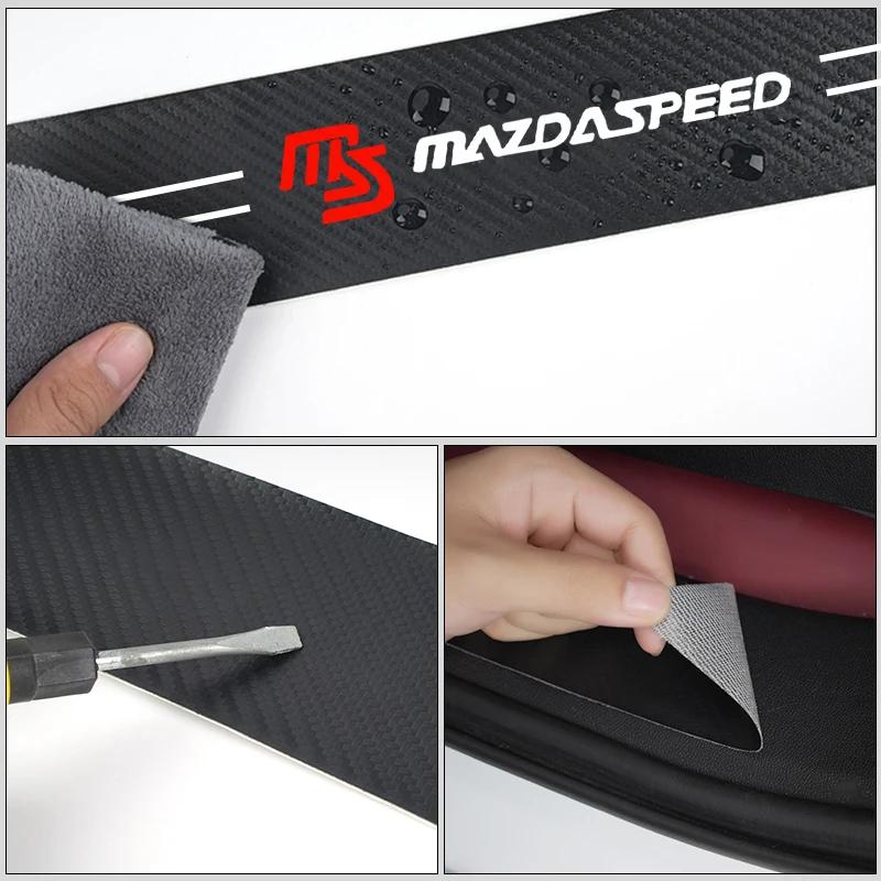 4pcsDoor sill sticker protective A film and decorative accessories for Mazda CX-3, CX-4, CX-5, Mazda 3, CX-30, CX-7, CX-8, CX-9, R
