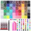 3mm Jelly Rhinestone Set 60 Colors of Rhinestones, 4 Tubes of Jewelry Glue & Diamond Painting Tools – DIY Craft & Decoration Kit