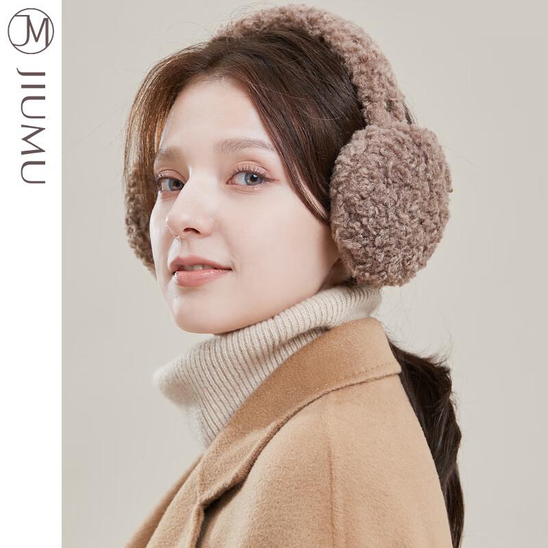 JIUMU Women s Winter Warm Plush Earmuffs RZ008 One Size коричневый