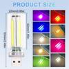 Portable Car USB Ambient Light Mini LED Decorative Atmosphere Lamps For Auto Interior Environment Light Computer Light Plug Play