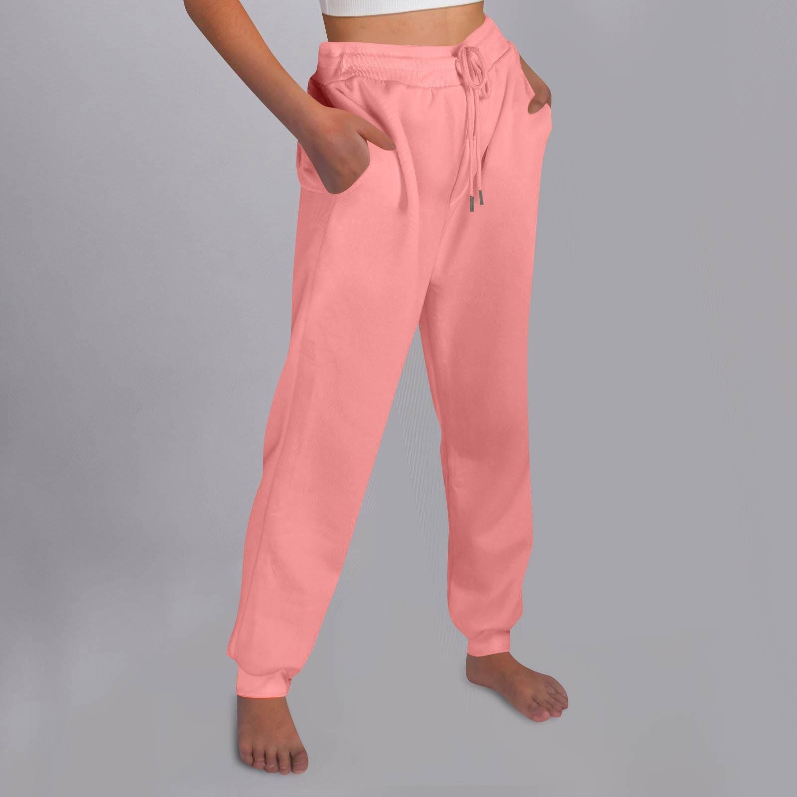 

Женские повседневные брюки с высокой талией, поясом, спортивными брюками и карманами S