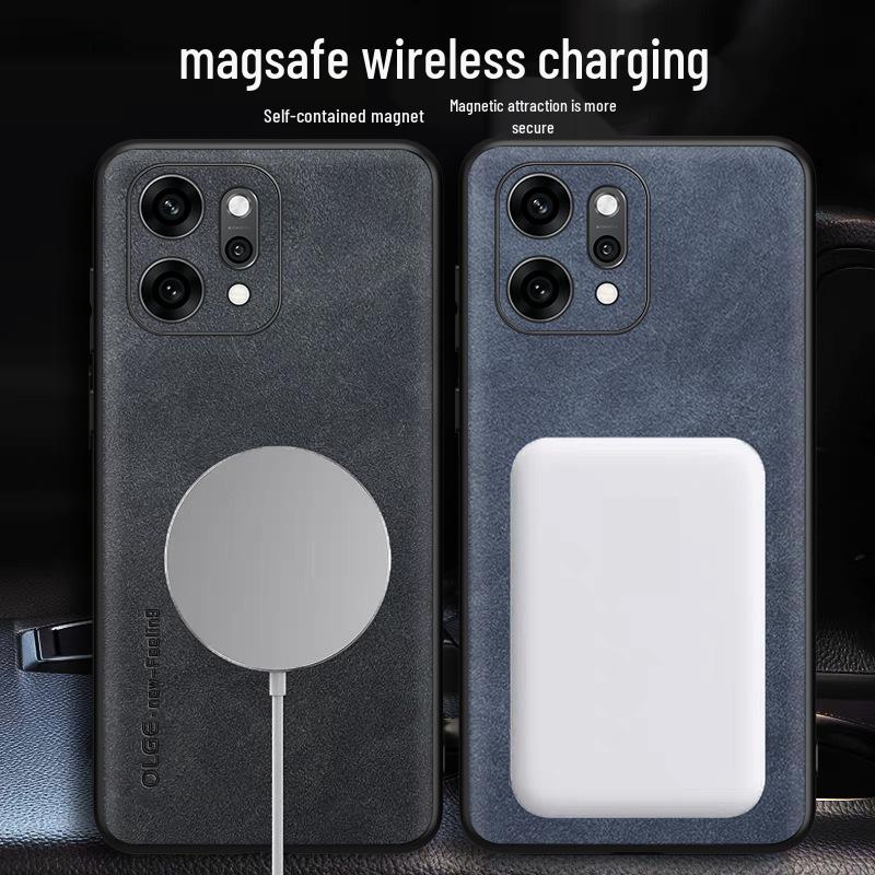OPPO Reno14Pro Sheepskin Magnetic Case with Charging Ring