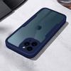 Protective Case - PROSHOP - for iPhone 12 Pro - 360° - Semi-rigid - Transparent Around Blue