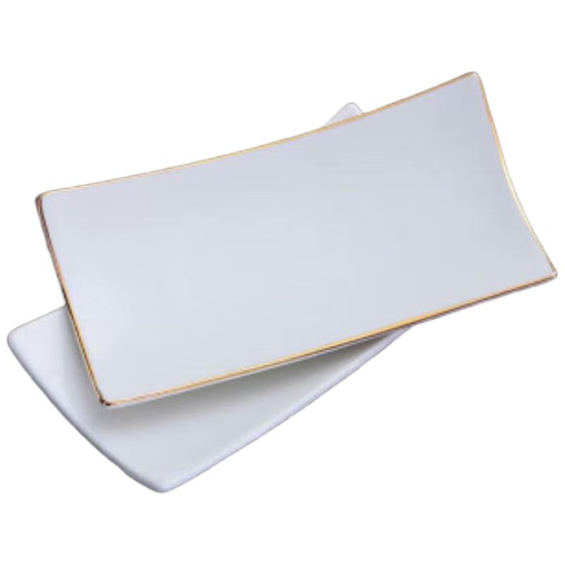 Dan Shi Zhi Yuan White Ceramic Towel & Soap Dish