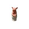 Cute Pig Bathroom Decor Statue PVC Material Toilet Sitting Shape 1PC Tabletop Wall Mount for Desktop Ornament