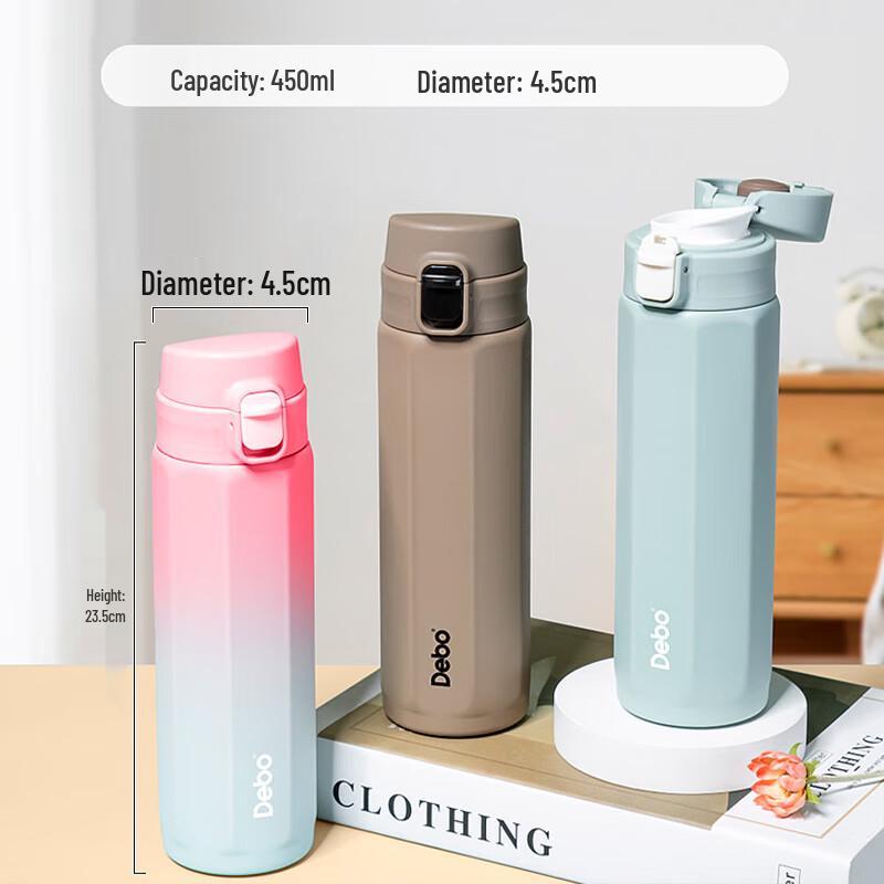 Debo Octagonal Stainless Steel Travel Mug