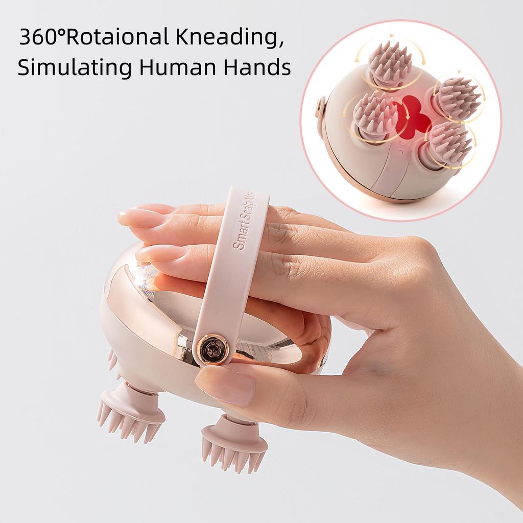 Portable Red Light Head & Pet Massager: Multifunctional Acupressure & Scalp Relaxation Tool