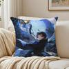 Gothic Japanese Anime TThe Case Study Of Vanitas Cushion Cover Pillowcase Antidustmite Living Room Sofa Decor Cushion Room