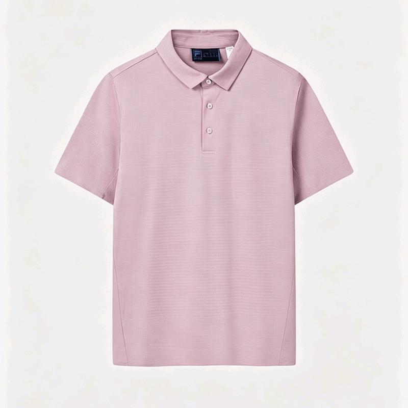 FILA Men's Wang Yang Collection Knit Short Sleeve Polo Shirt