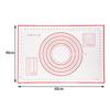 Silicone Kneading Mats with Dough Cutter Non Slip Bottom Pastry Mats for Home Kitchen
