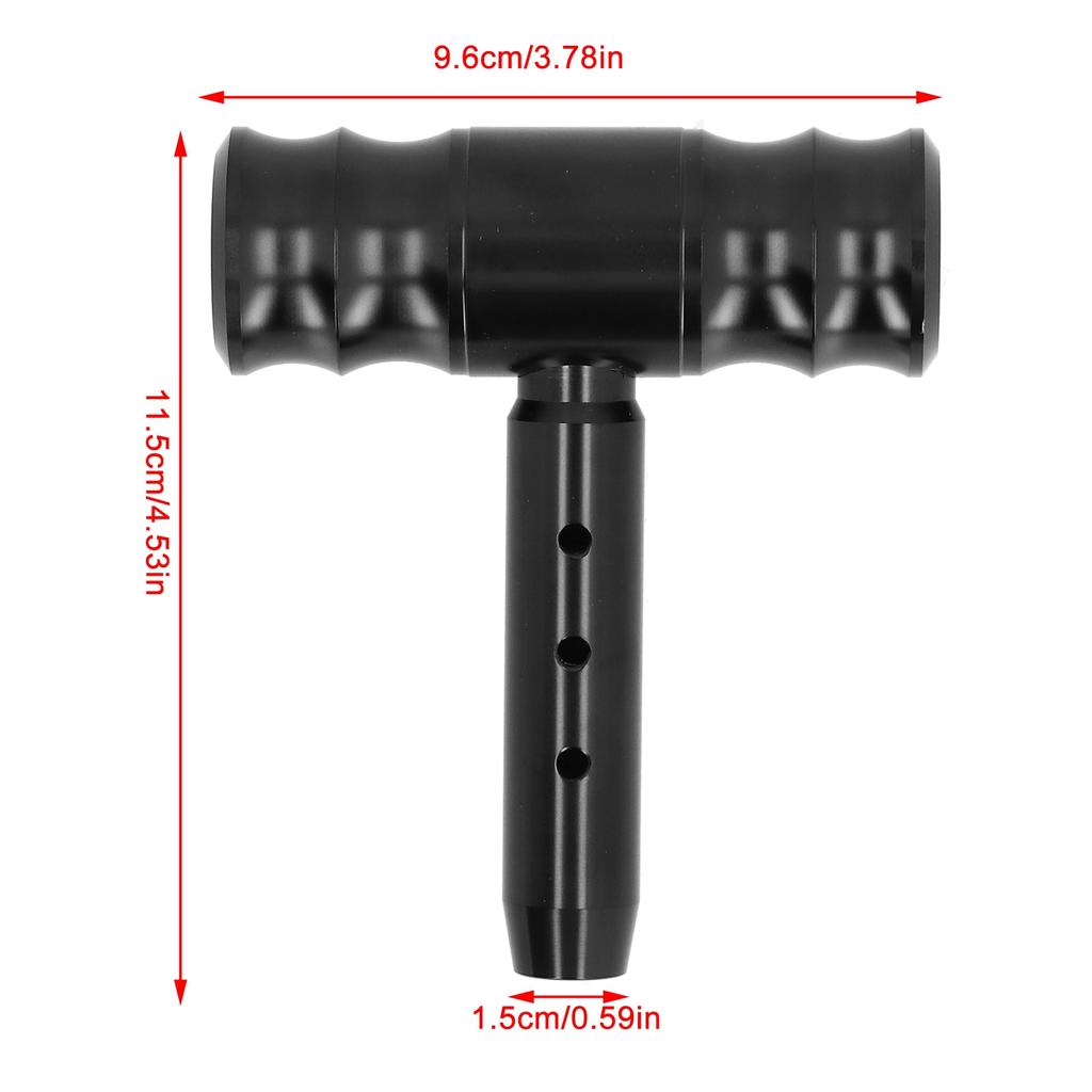 Gear Shift Knob Aluminum Alloy Universal Automobile Black Modification Accessory