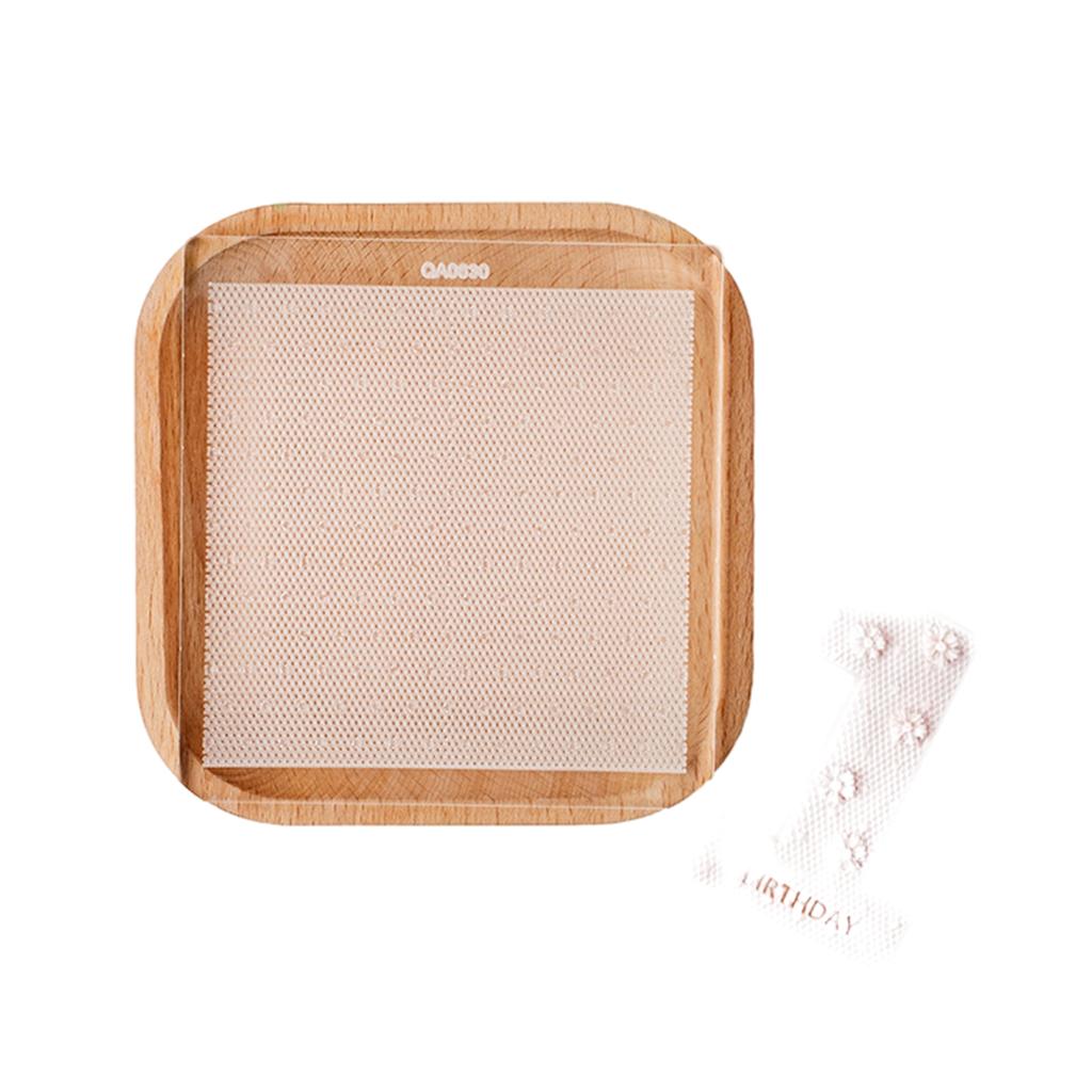 Cookie Cutters Cookie Embossing Mold Birthday Series Baking Tools Biscuit Mold Plastic Material for DIY Baking Cookie