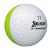 DUNLOP Golf Balls SRIXON XV DIVIDE 2023 Model 1 Dozen Z-STAR (12 Pieces) Yellow/White