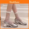 French Mary Jane Shoes For Women With Buckle Closure And Block Heel Perfect For Summer Casual Wear