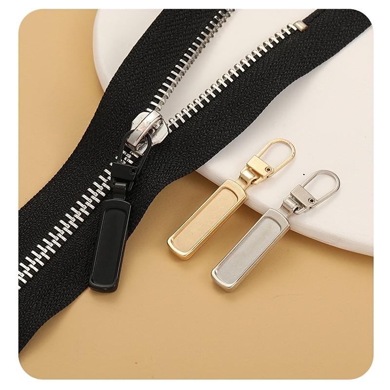 5 Pcs Detachable Metal Zipper Pullers For Zipper Sliders Head Zippers Repair Sewing Notions