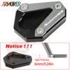 S1000R Kickstand Side Stand Enlarge Pad Motorcycle Accessories For BMW S1000RR M1000RR S 1000RR M 1000RR S 1000R S1000 R RR