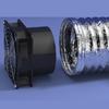 Multi Purpose 120mm Ventilation Blower With European Standard Speed Controllers Suitable For 3D Printer Enclosures Workshops
