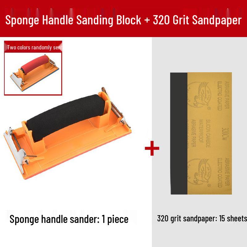 Handmade Sandpaper Holder Wall Sanding Block Clip Tool