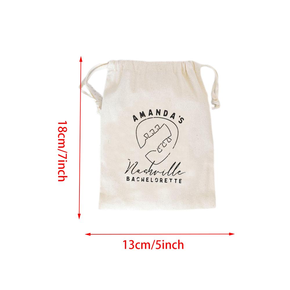 Personalized 5PCS Nash Bash Favor Party Decoration Bags Nashville Bachelorette Hangover Party Survival Kit Bags Wedding Supplies