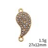 Mother's Day Charms For Bags Wave Water Drop Swirl Charms Pendant Audience Bag Pendant
