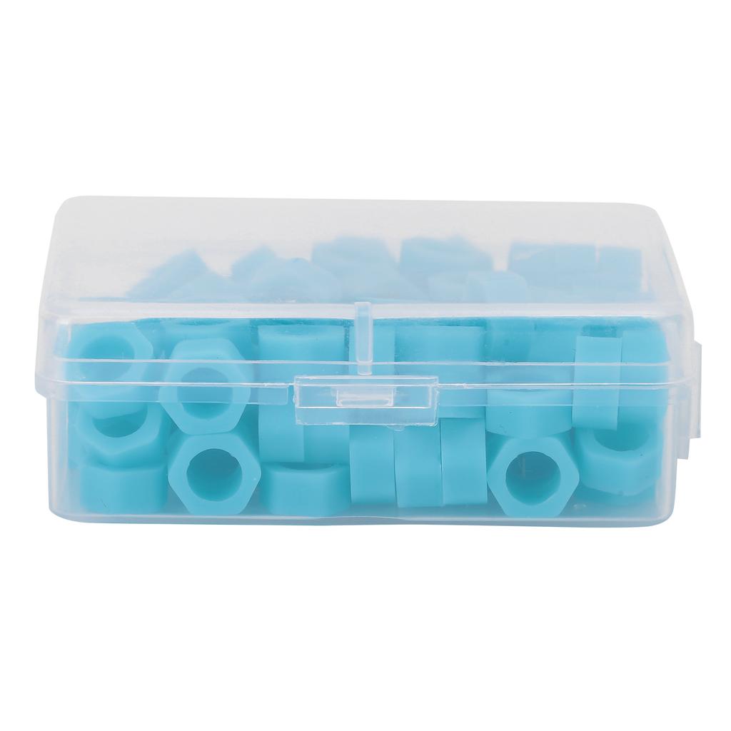 100 Stück Dental Code Ring Silikon Instrument Code Kreis Autoklavierbar Zahnärzte Material