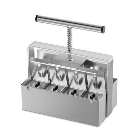 Zellen Erdblockmacher 4-Zellen/8-Zellen Aluminiumlegierung Erdblockform Manuelles Erdblockwerkzeug