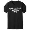 European Sizes Men'S Danzig Gothic Lettering Skull & Wings Graphic T-Shirt _ Heavy Metal Inspired, Soft Breathable, Crew Neck,