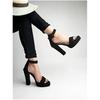 Shoetopia Damen flache Sandale