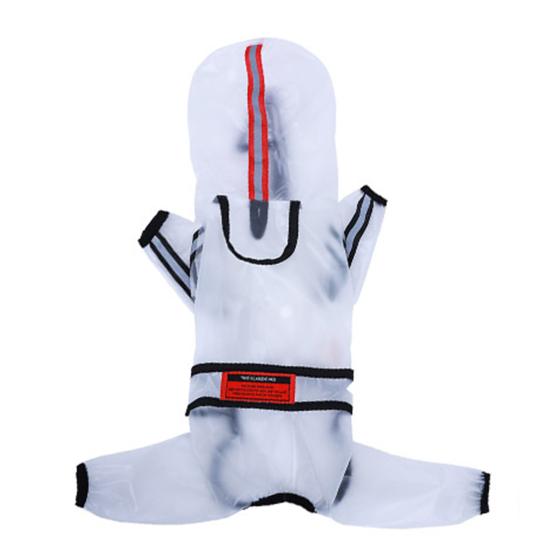 

Плащ для питомца Четырехногий Водонепроницаемый Прозрачный Плащ для питомца Собаки для дождливого дня XL чистый