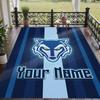 Custom Text Printed Rug Warrington Wolves Non Slip Floor Carpet For Home Room Decor