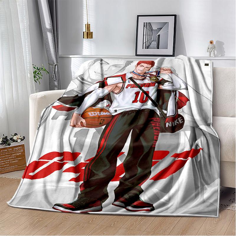 SLAM DUNK 29 Style New Cartoon SHOHOKU Basketball Anime Blanket,Soft Throw Blanket for Home Bedroom Bed Sofa Travel Cover Kids