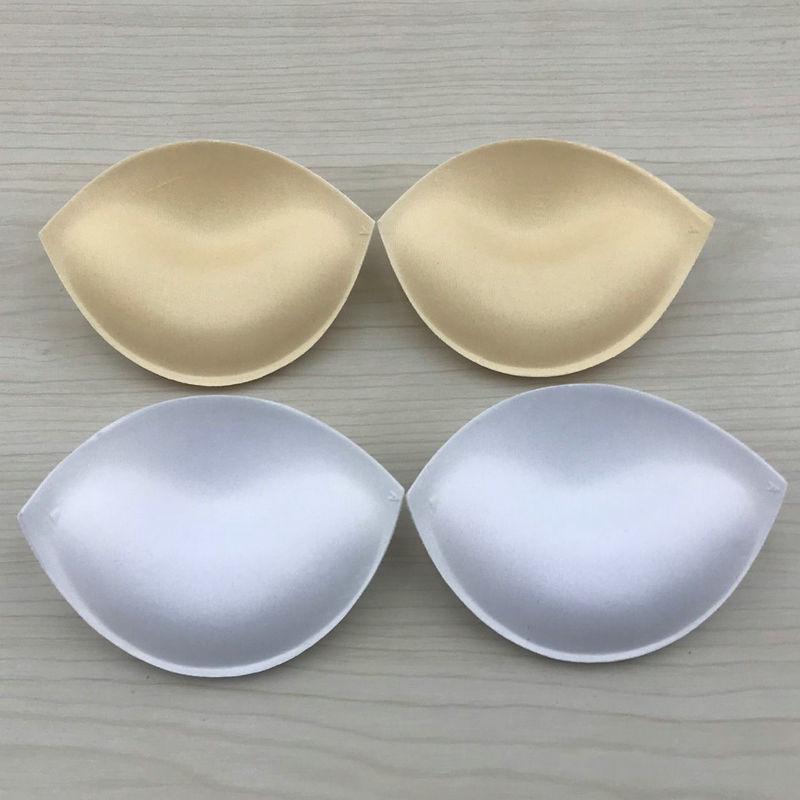 1Pair Sponge Inserts In Bra Padded for Breast Push Up Fill Brassiere Breast Patch Pads On The Chest Removeable Bra Enhancers
