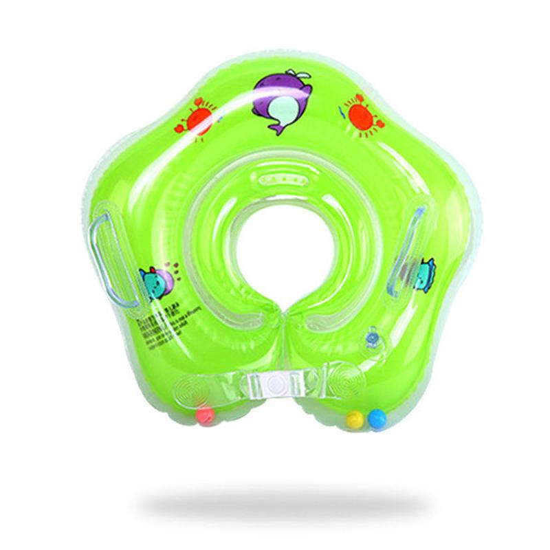 Baby Newborn Pool Floats Inflatable Floats Ring Adjustable with Side Handle