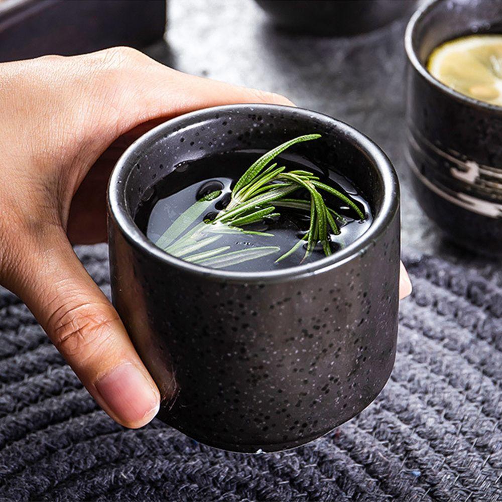 1 pcs Round for Tea,Coffee Japanese Style Crude Pottery Milk Cup Drinkware Ceramic Mugs Tea Cup