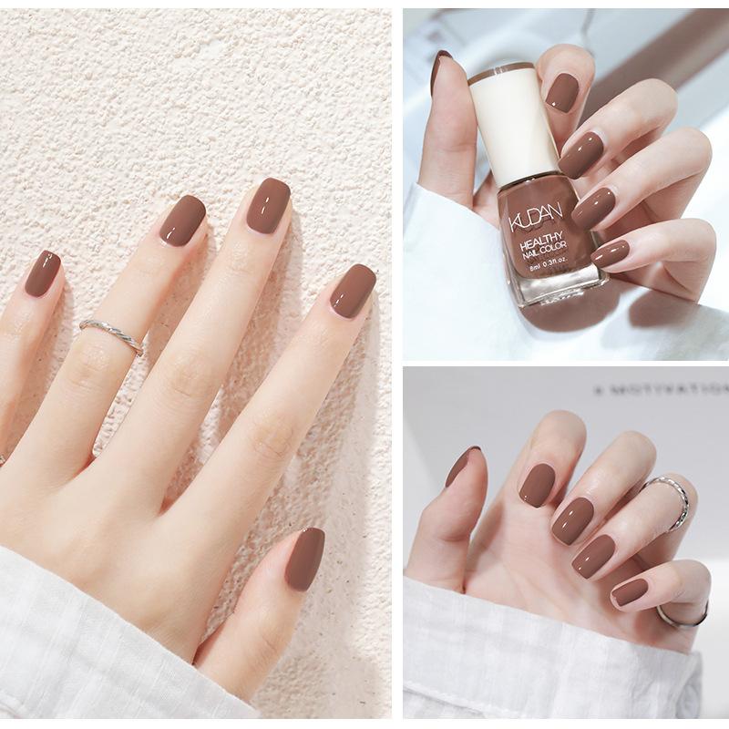 Lakier do paznokci Nie wymaga pieczenia Szybkoschnący Długotrwały Niełuszczący się Oleisty Wodoodporny Biały Lakier do paznokci Niepękający