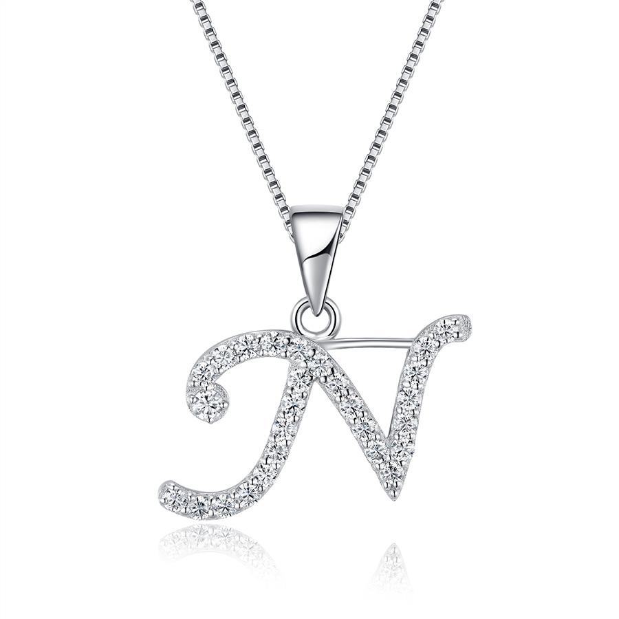 26 English Letters Necklace for Women Fashion Collarbone Chain Short Jewelry Necklace Pendant