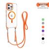 Durchsichtige magnetische Lanyard-Handyhülle für das iPhone 16 Pro