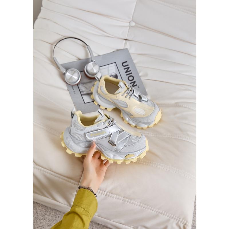 

Thick-soled dad shoes women s summer new mesh breathable muffin shoes show small feet and increase height casual sports shoes 39