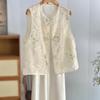 Chinese Vest Vest Summer Versatile Temperament Retro New Vest Thin Top Embroidery