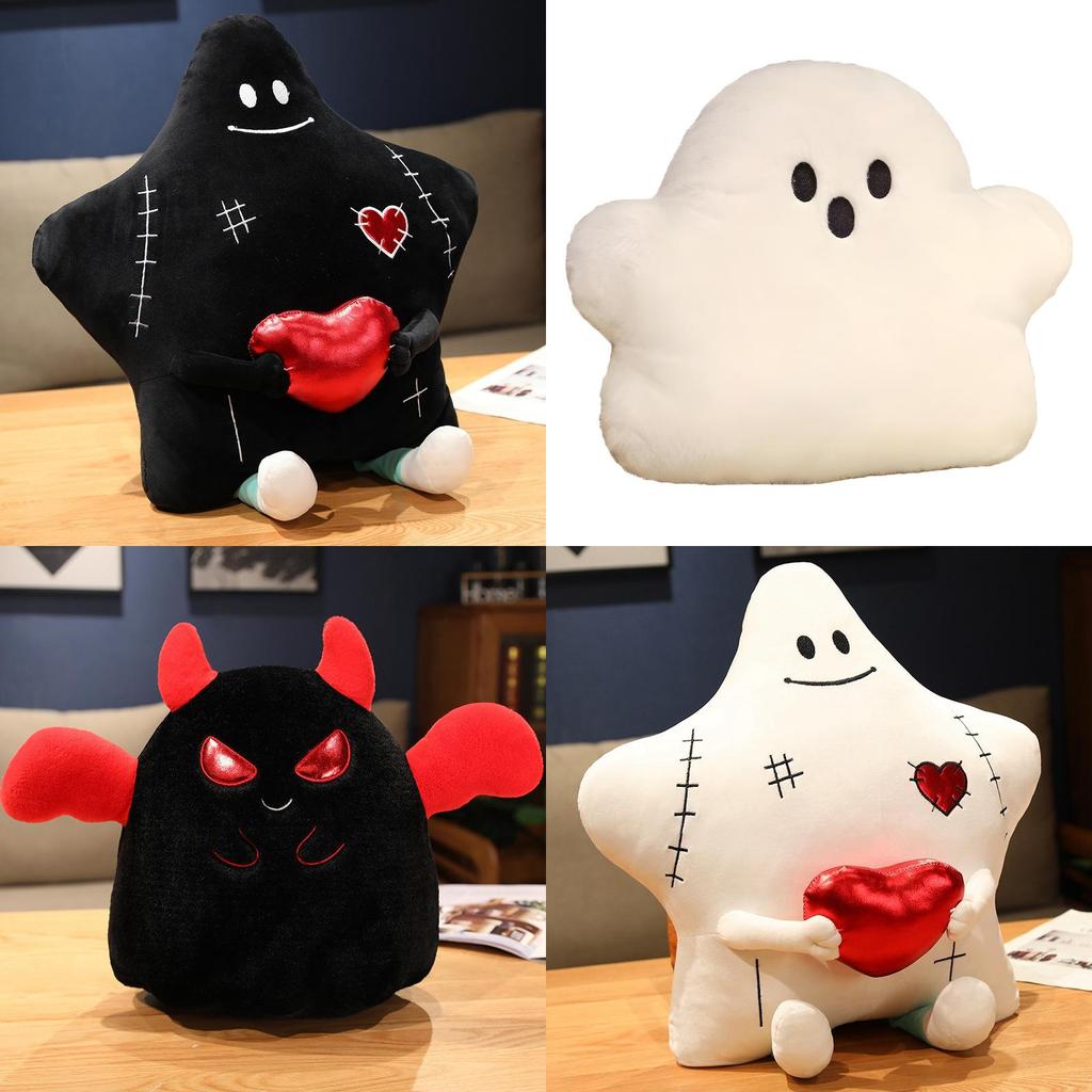 Plush Ghost Pillow Halloween Decor Soft Toy For Kids And Party Gift