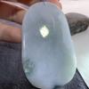 A-Grade Ice-Type Myanmar Jade Hand-Carved Pendant with Landscape & Buddha for Auspicious Gifts