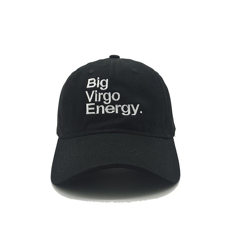 Zodiac Embroidey Cotton Baseball Cap Men Soft Top Black Color Outdoor Sun Hat Women Sport Sunshade Caps Unise Gorras