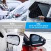 Windshield Cover for Ice and Snow, 5-Layer Material Protection Windshield Snow Cover, Car Windshield Snow Cover with Side Mirrors Cover, Fits for